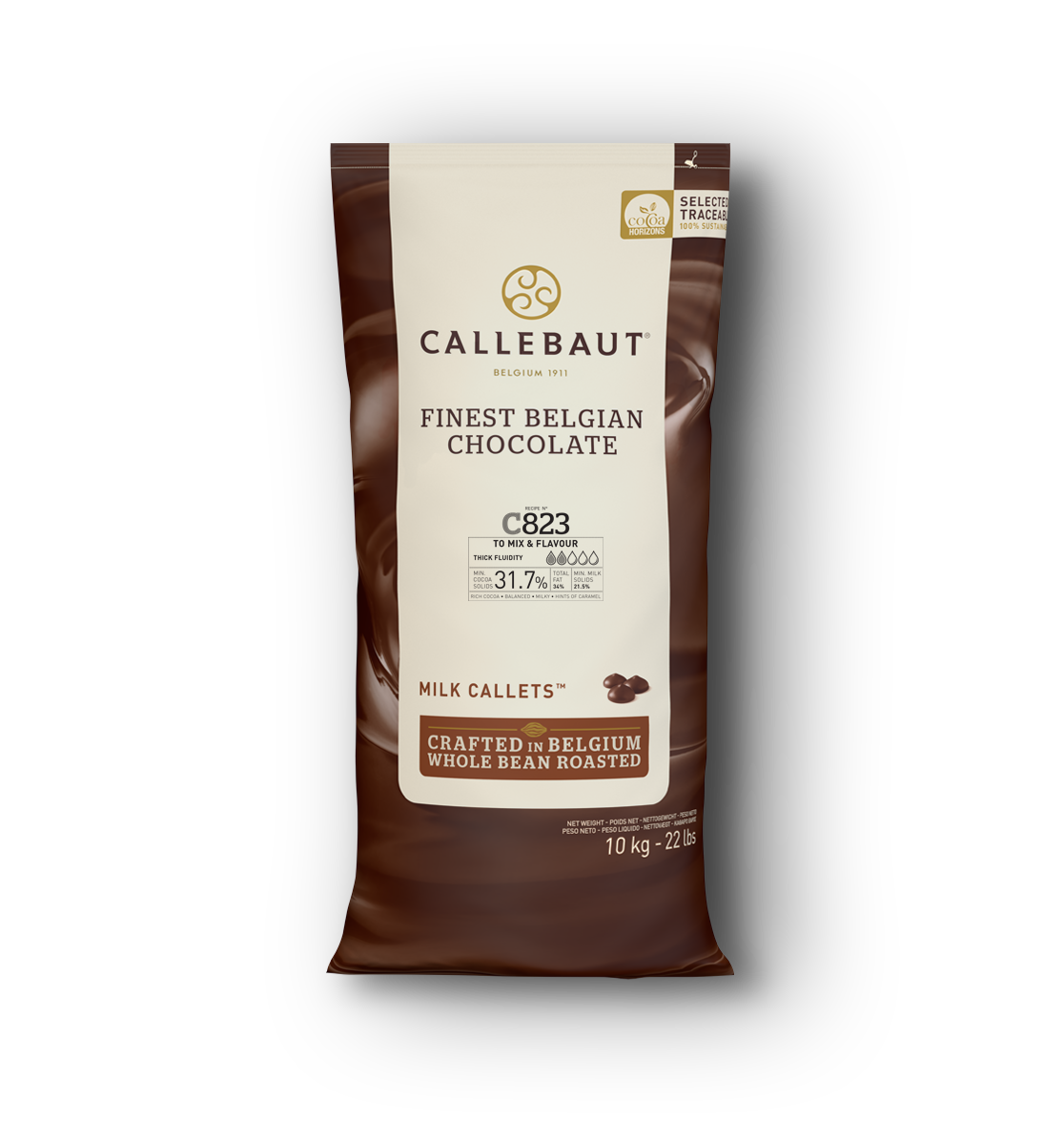 Callebaut - Milk Chocolate - C823 - 10kg Callets | callebaut.com